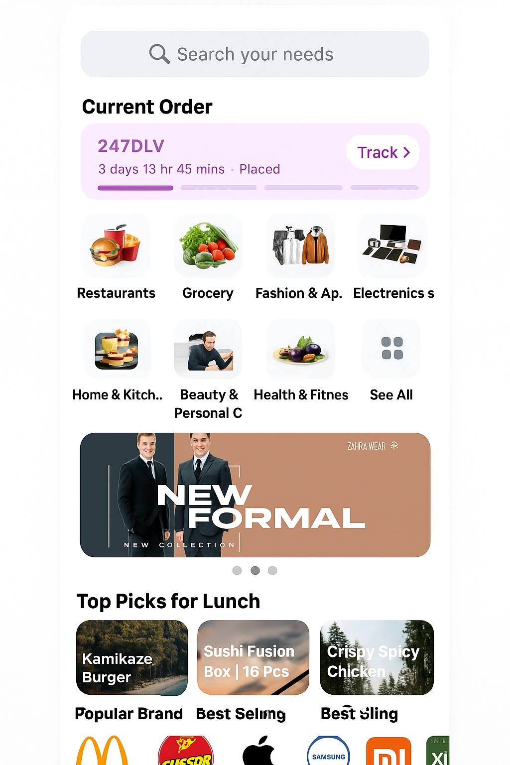 E-Commerce Multivendor Mobile Platform